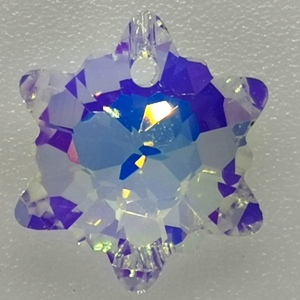 18mm Ice Flower Pendants Crystal AB
